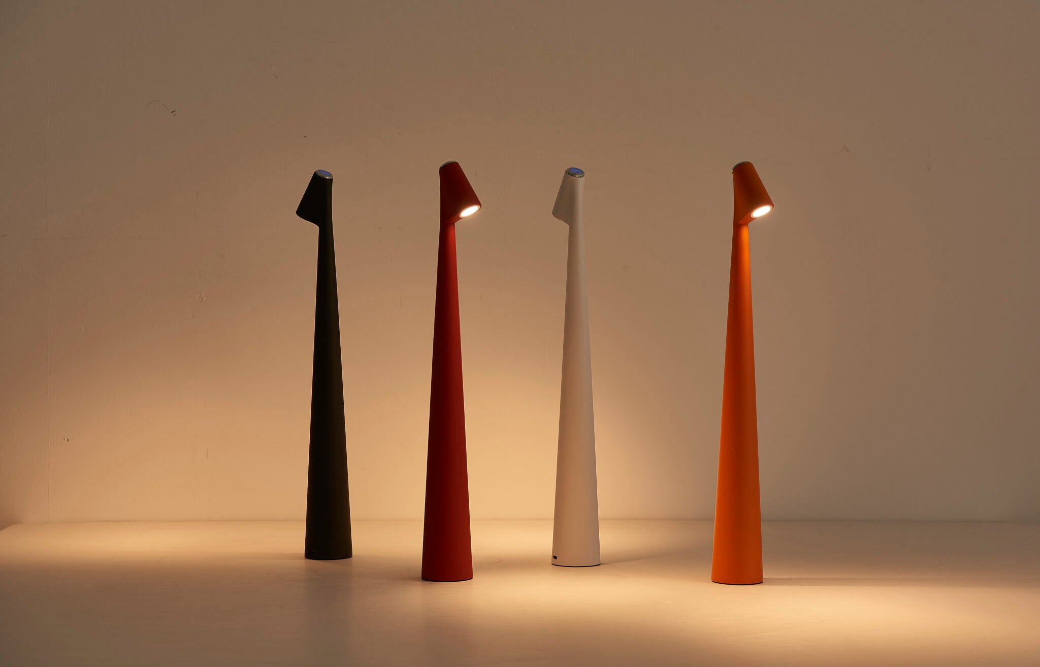 Nordic Wireless LED Table Lamp — Cord-Free Directed Beam