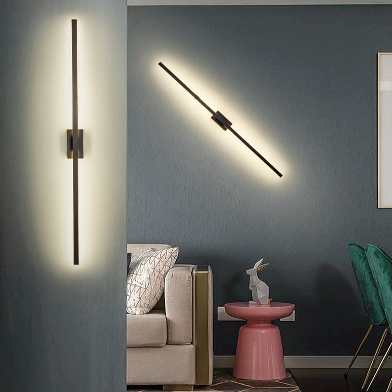 Norelle Adjustable Rod Wall Lamp — Modern Slim Design, Articulating Light Arm