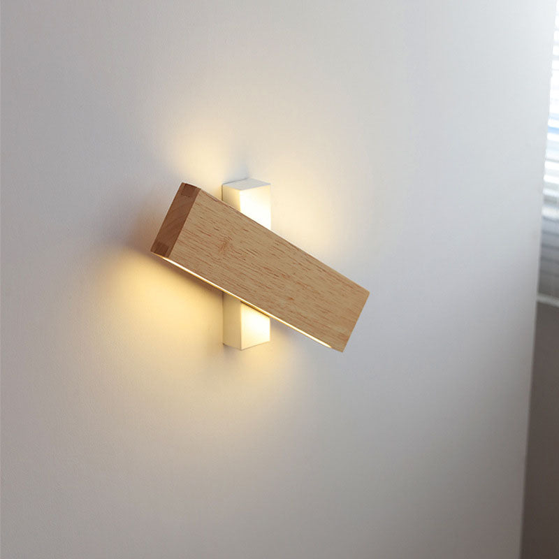 LED-Wandleuchte - Drehbares Aluminium, Schwarz/Weiß, 21/31cm