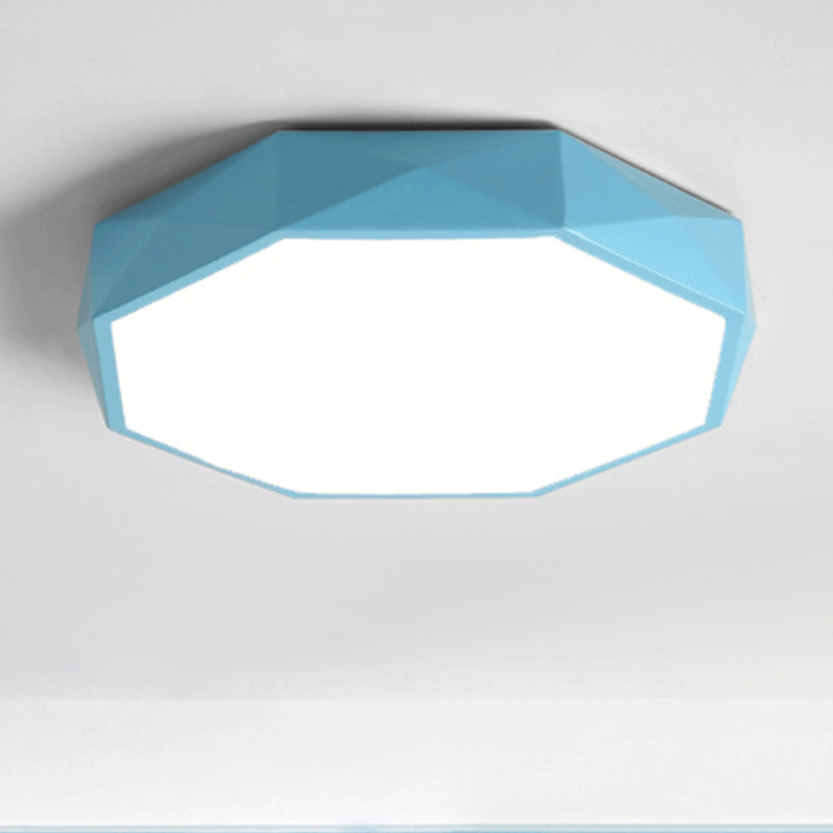 Abstrakt skandinavisk LED-plafond — varmvitt ljus