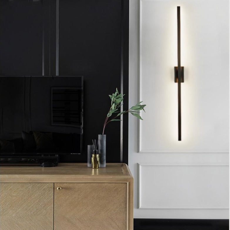 Norelle Adjustable Rod Wall Lamp — Modern Slim Design, Articulating Light Arm