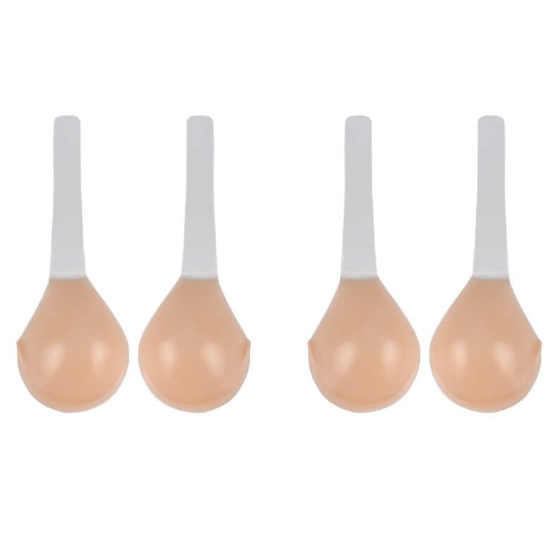 Unsichtbarer Silikon-BH — kabellos, selbsthaftend, verstellbarer Push-up