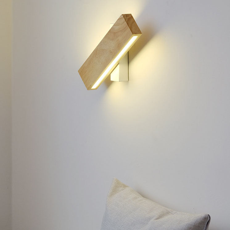 LED-Wandleuchte - Drehbares Aluminium, Schwarz/Weiß, 21/31cm
