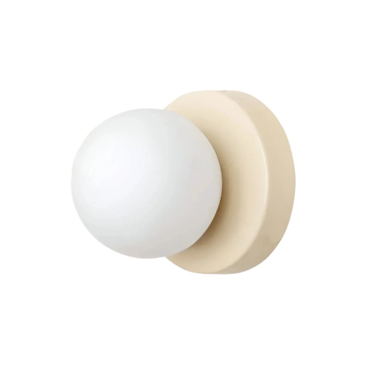 Nordische LED-Wandleuchte - Glaskugel, schlanke Metallbasis