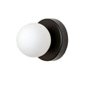 Nordische LED-Wandleuchte - Glaskugel, schlanke Metallbasis