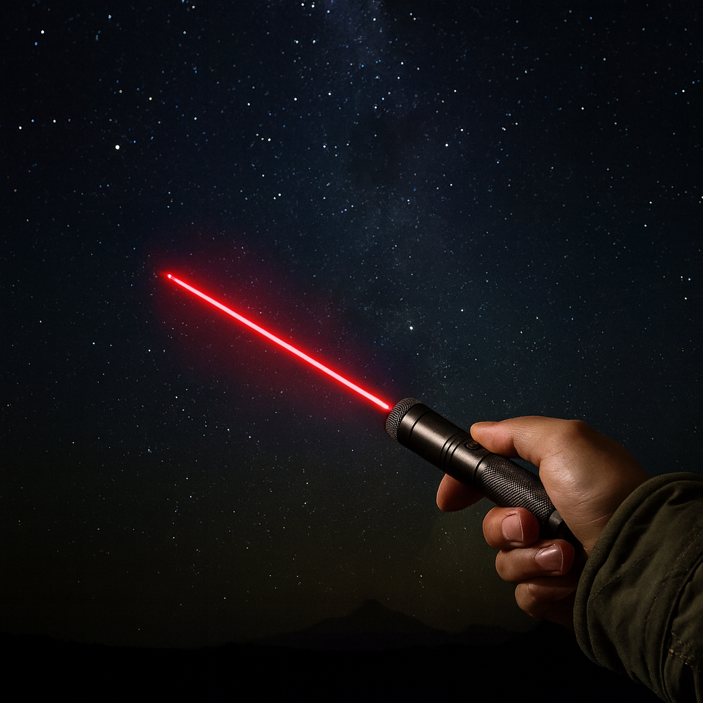 Laserpointer — Einstellbarer Fokus, USB-aufladbar, 10,000m