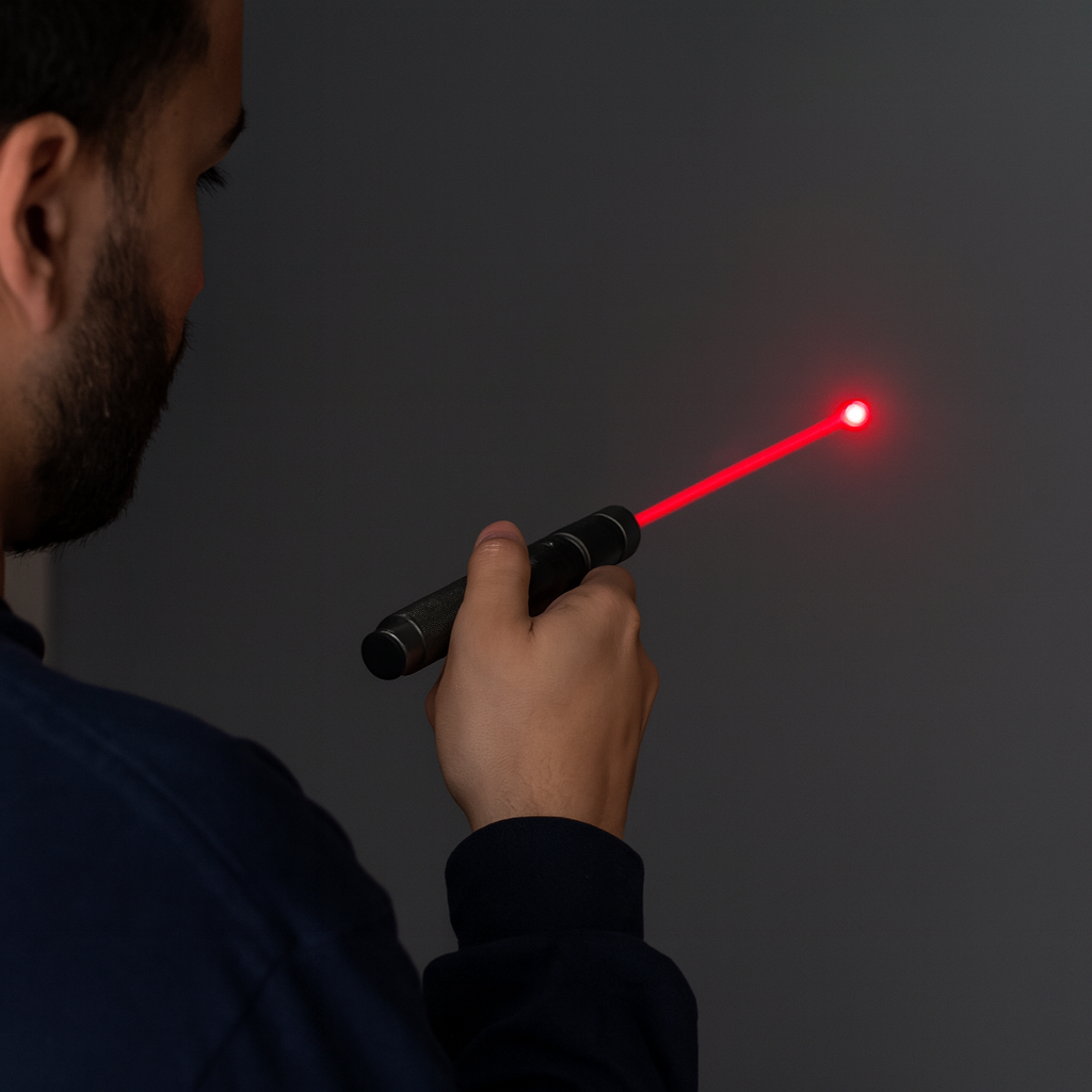 Laserpointer — Einstellbarer Fokus, USB-aufladbar, 10,000m