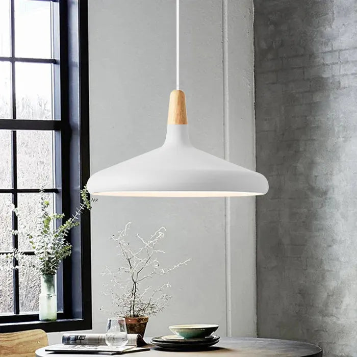 Lumiere Macaron-Inspired Conical Metal Pendant Light