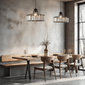Lyra Prismatic Crystal Ceiling Pendant Light