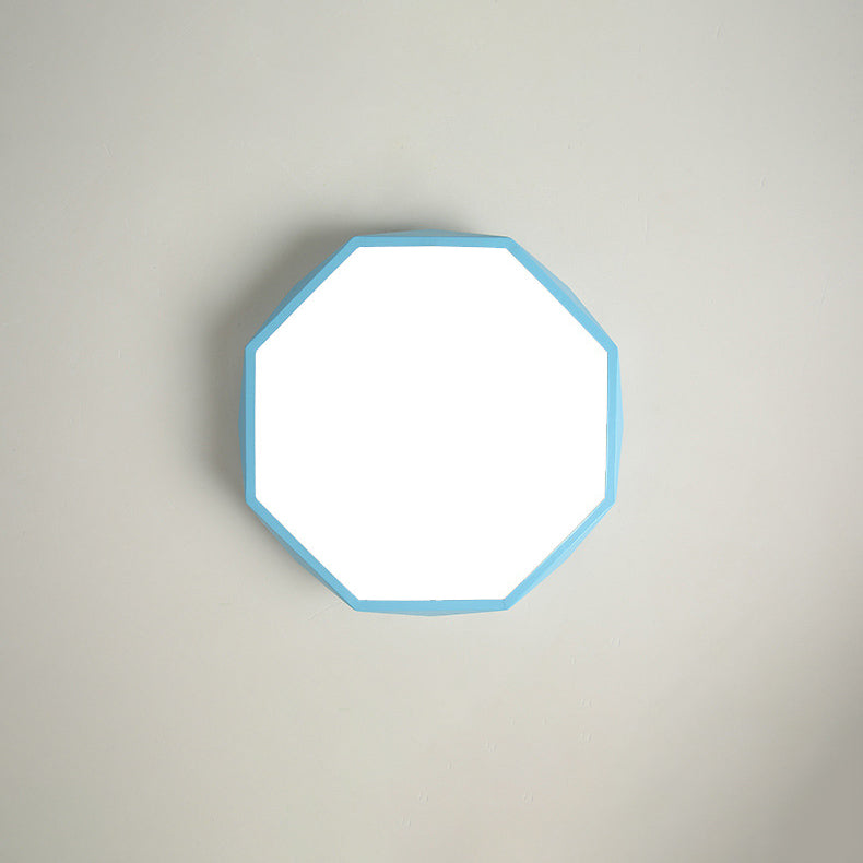 Abstrakt skandinavisk LED-plafond — varmvitt ljus