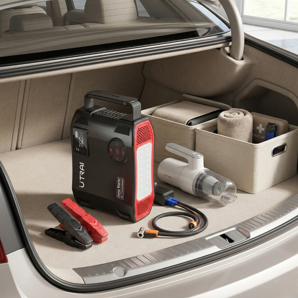 UTRAI 2000A Starthilfe und Powerbank mit Spitzenstrom