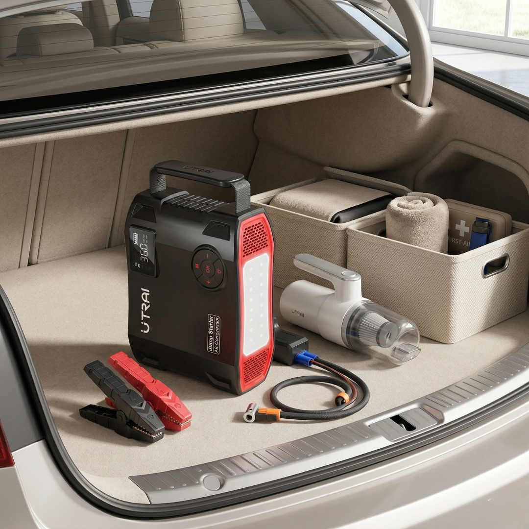 UTRAI 2000A Starthilfe und Powerbank mit Spitzenstrom
