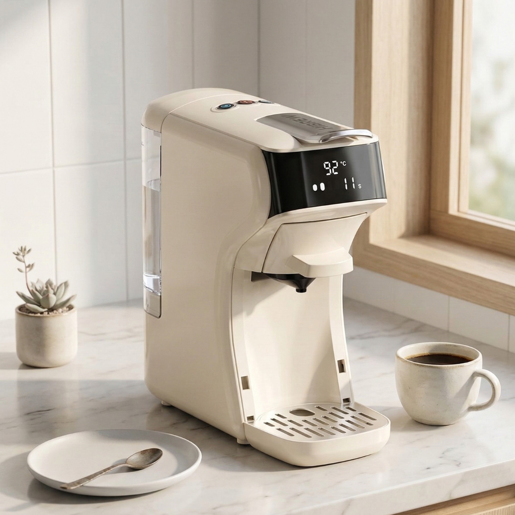HiBREW 6-in-1-Kapselkaffeemaschine für heiße und kalte Getränke, kompatibel mit Nespresso