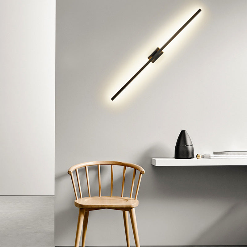 Norelle Adjustable Rod Wall Lamp — Modern Slim Design, Articulating Light Arm