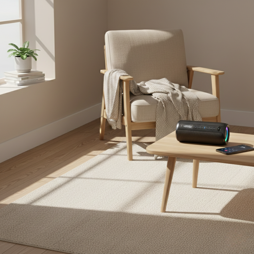 Altavoz Bluetooth portátil pequeño — Potencia de 40W, graves estéreo 3D