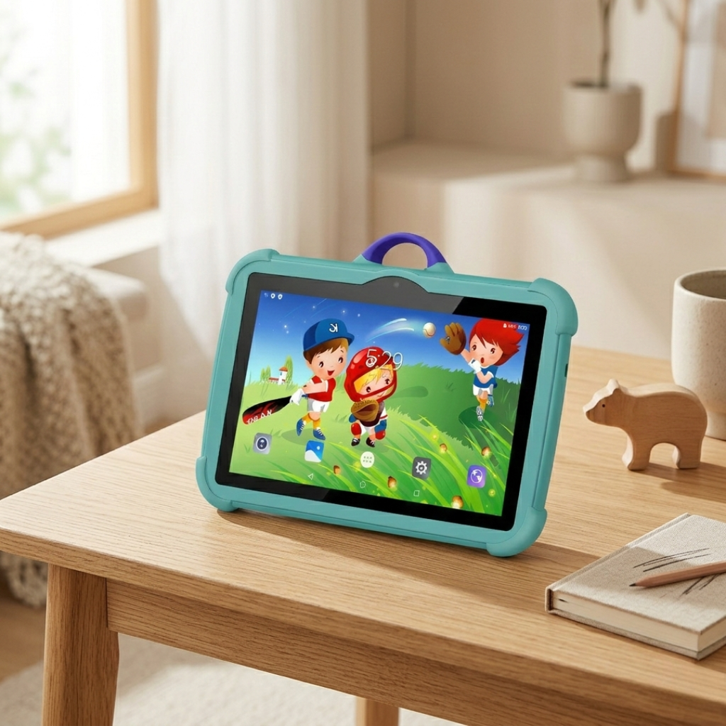טאבלט PC חינוכי לילדים — צג בגודל 7 אינץ', Android 13, מעבד מרובע ליבות, אחסון בנפח 64GB