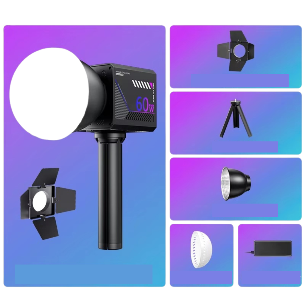 Luz RGB portátil — Batería recargable integrada de 10000mAh