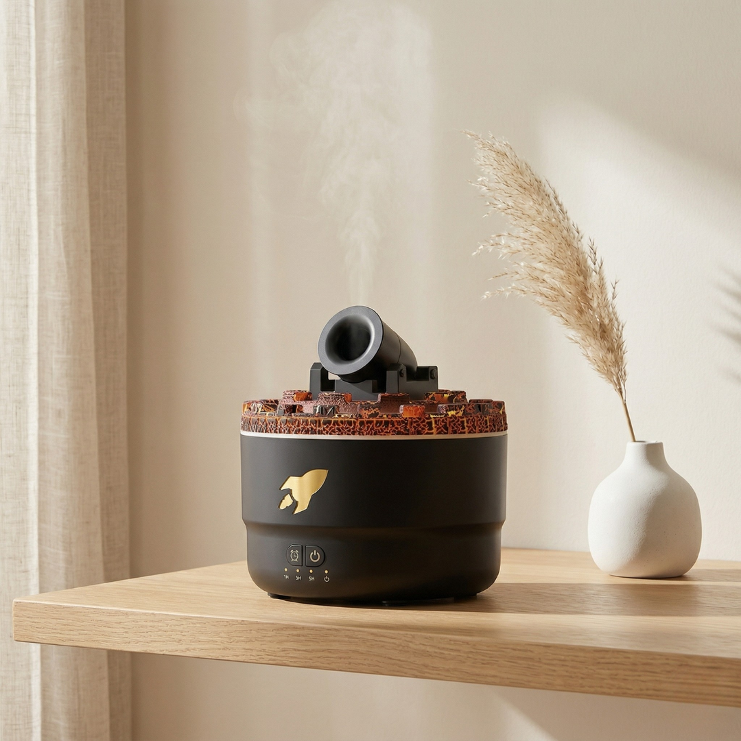 Difusor de aromas ultrasónico compacto con depósito de 200mL y control con temporizador