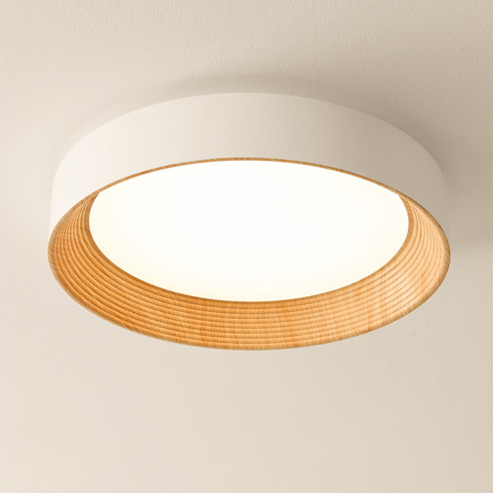 Ronde platte led-plafondlamp — slank ontwerp
