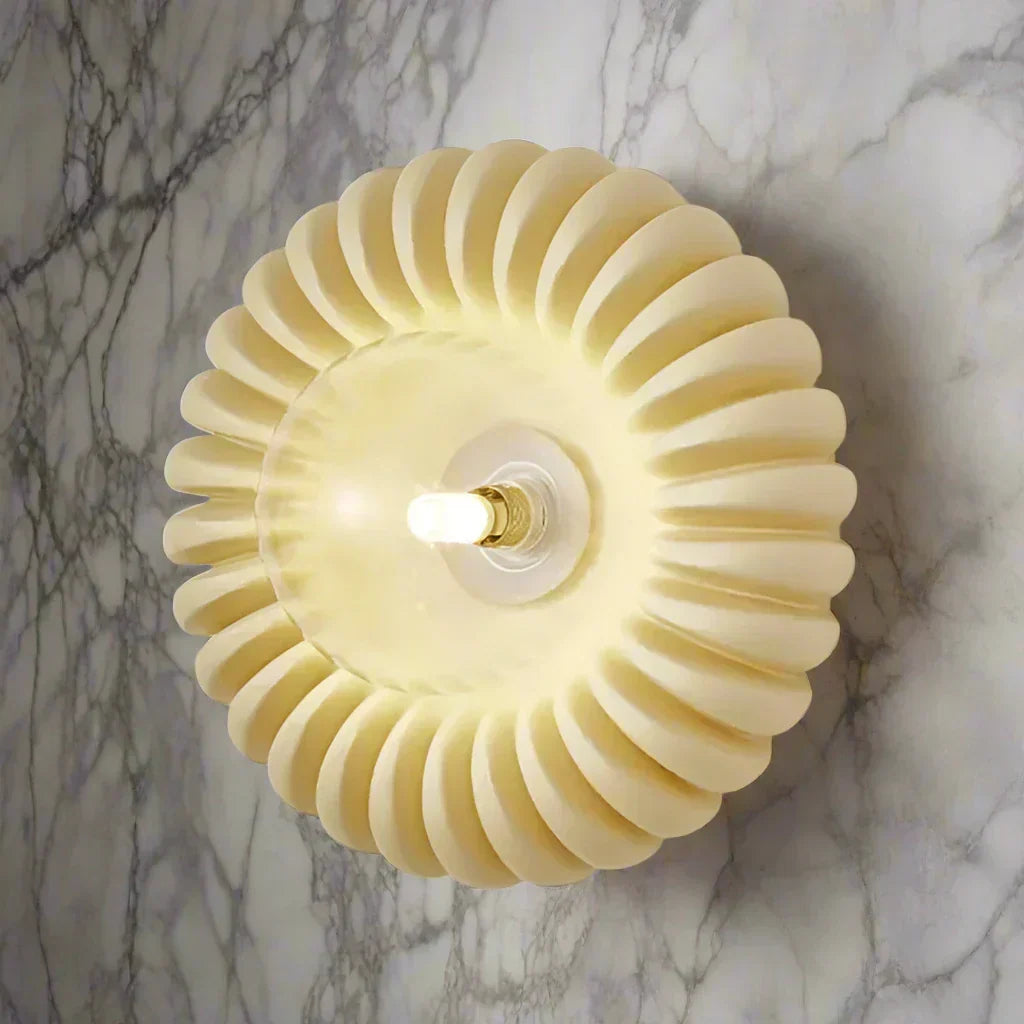 Lyra Resin Wall Lamp — Ambient Glow, Sculptural Silhouette