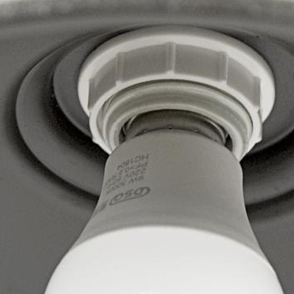 Εξωτερικό φωτιστικό LED με καμπύλο βραχίονα — Μπρονζέ, αδιάβροχο IP65, Ø24 Ø29