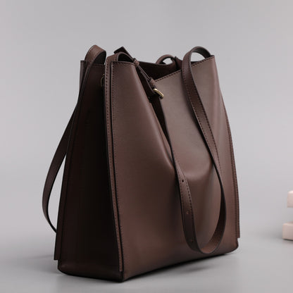 Sac en cuir véritable grande capacité – Élégant et pratique