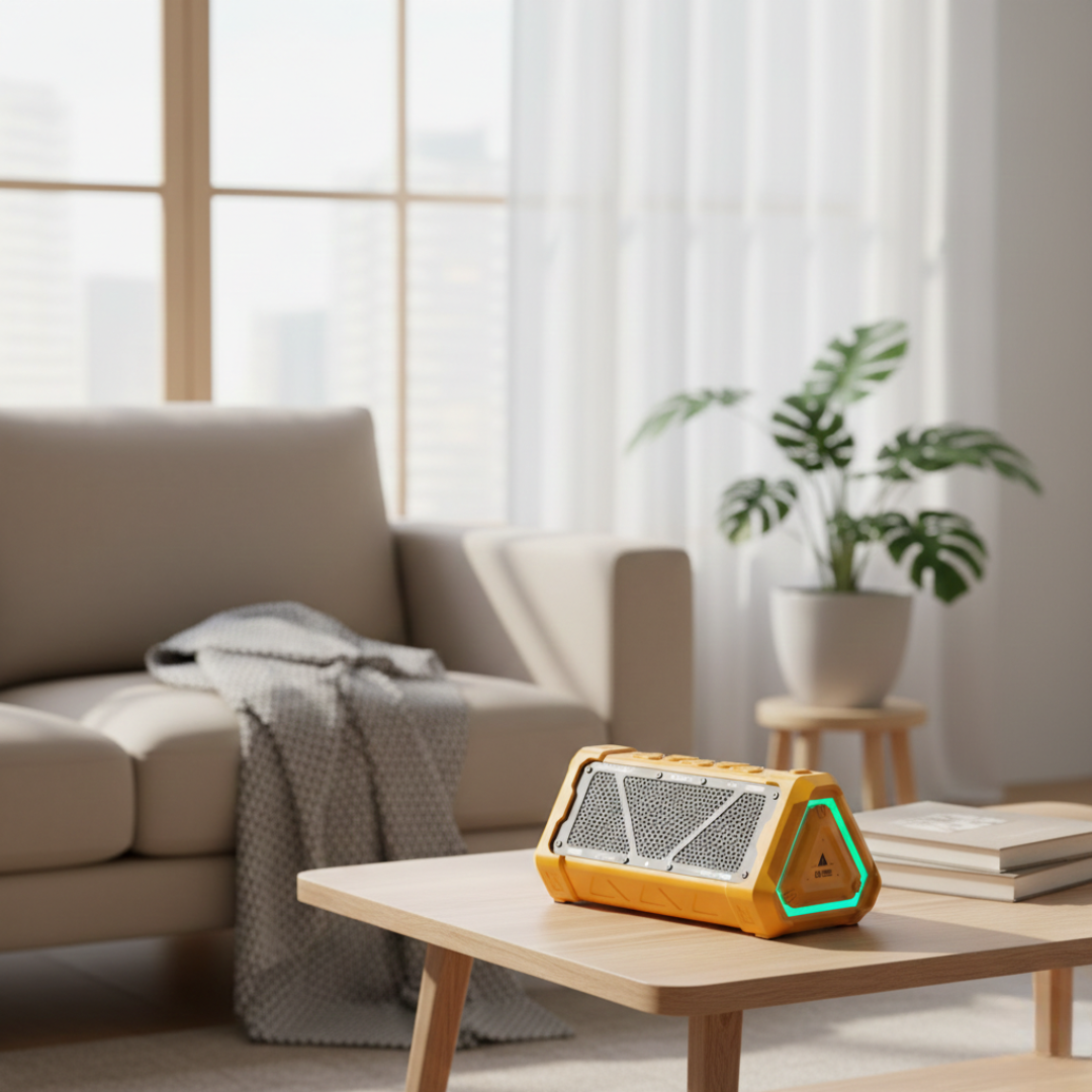 Altavoz Bluetooth RGB MLOVE P3 — Audio compacto y portátil para exteriores