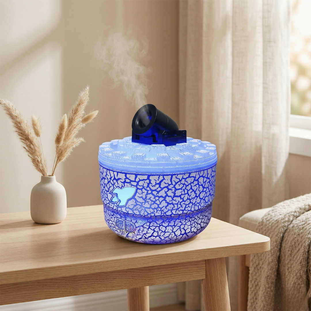 Difusor de aromas ultrasónico compacto con depósito de 200mL y control con temporizador