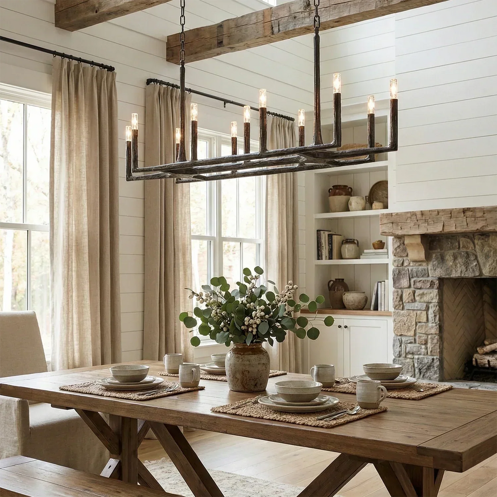 Avarit Forged Round Chandelier | wildoxy