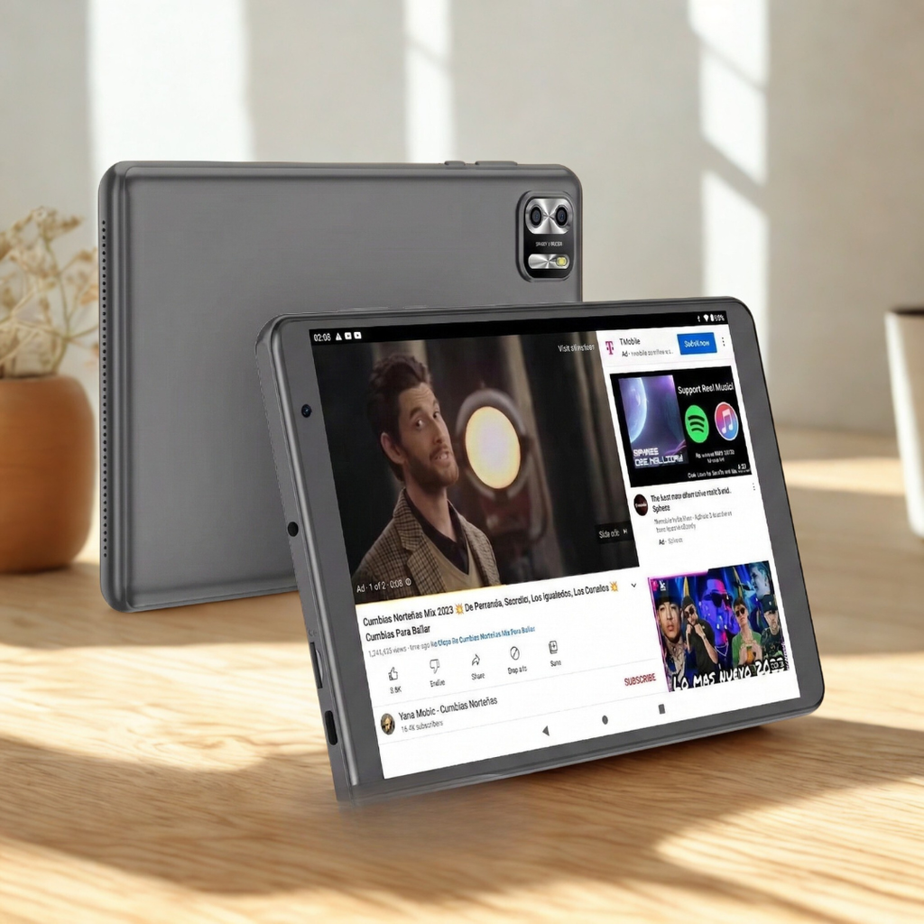 Tablet Android Pritom da 8 pollici - 8GB di RAM, 64GB di memoria, espandibile fino a 1TB
