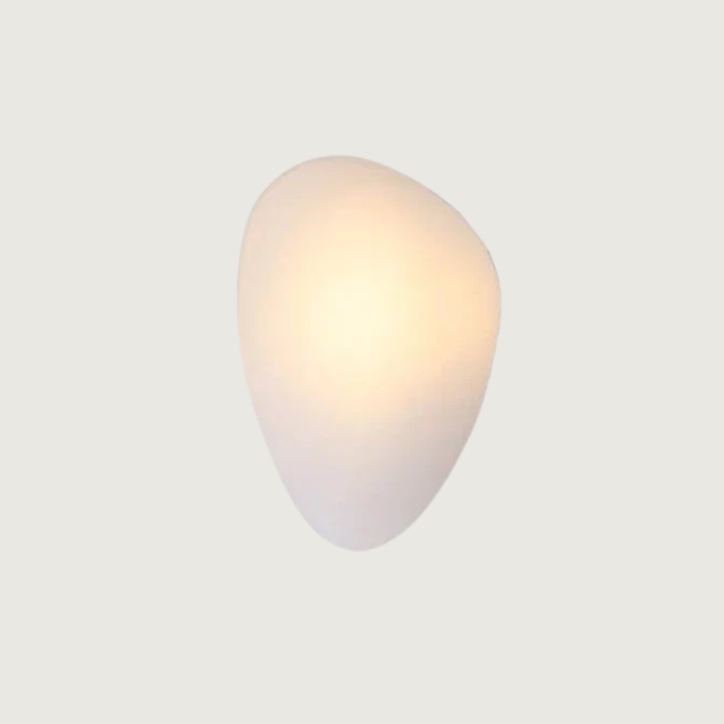 Lirena Colorful Glass Wall Lamp — Clear Acrylic Trim