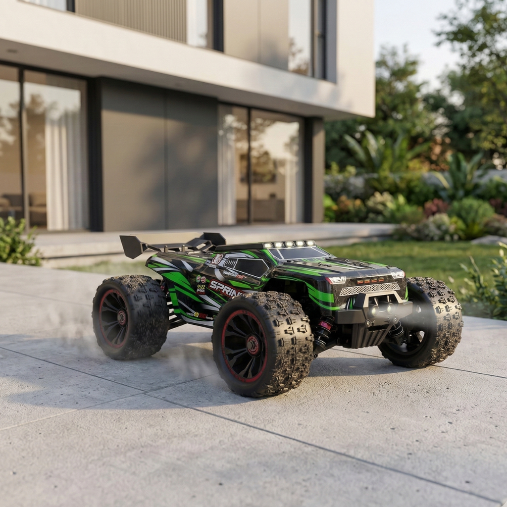 1:16 Scale Brushless RC Car — 4WD Drivetrain, 85 km/h Top Speed