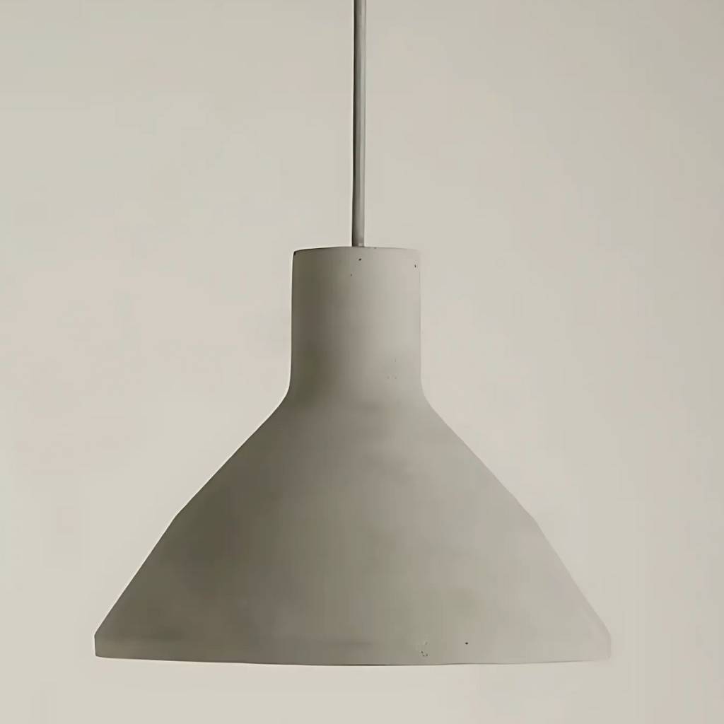 NovaCrest Cement Pendant Light Series — Touch Switch, Integrated Warm White LED