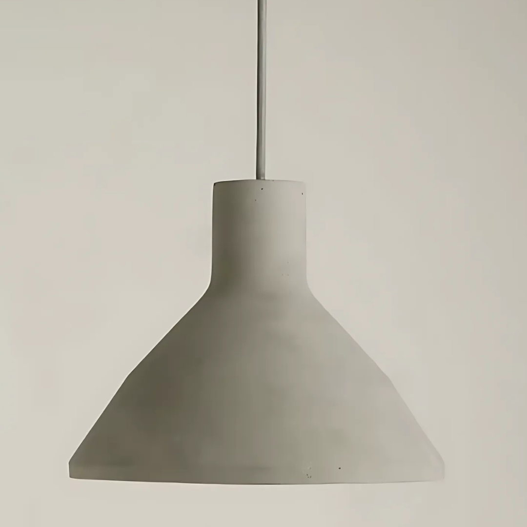 NovaCrest Cement Pendant Light Series — Touch Switch, Integrated Warm White LED