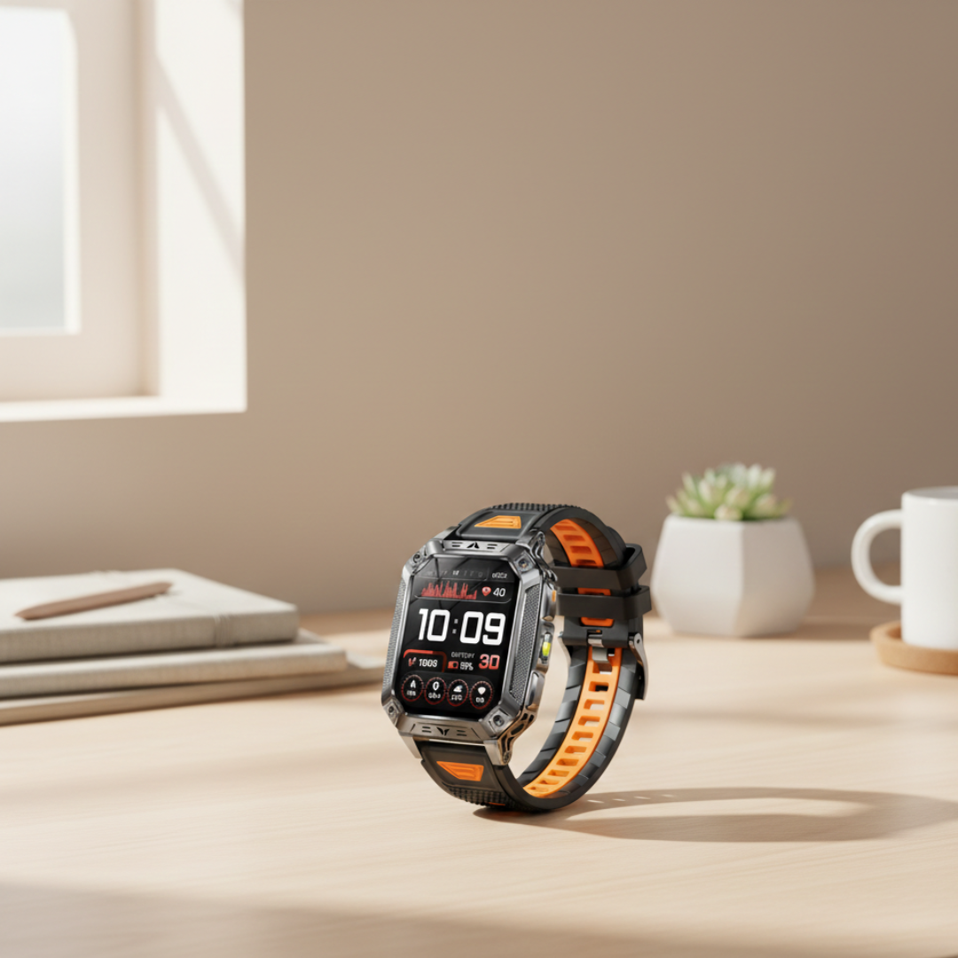 AMOLED kijelzős okosóra és tartós, vízálló fitneszkövető