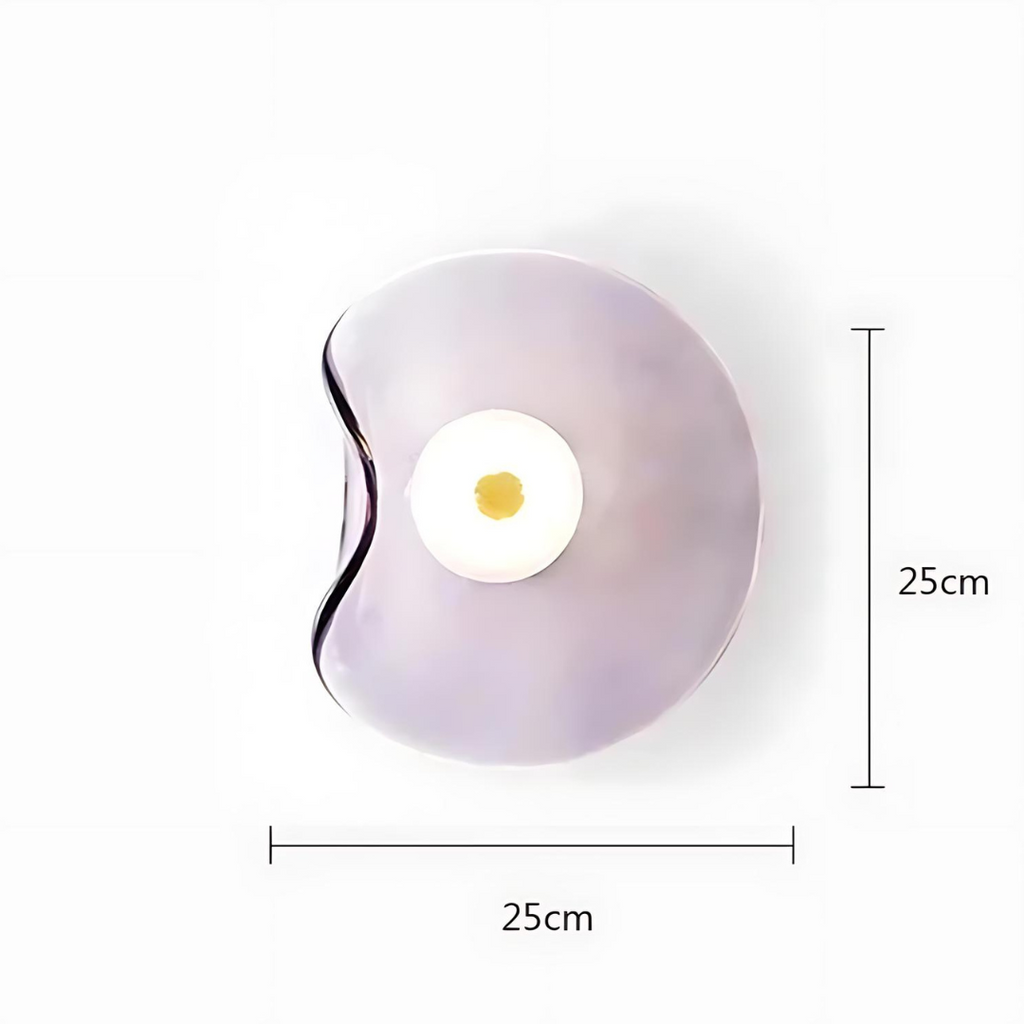 SolaraGlass LED-Wandleuchten — Lichtabgabe nach oben und unten, integrierte Leuchte