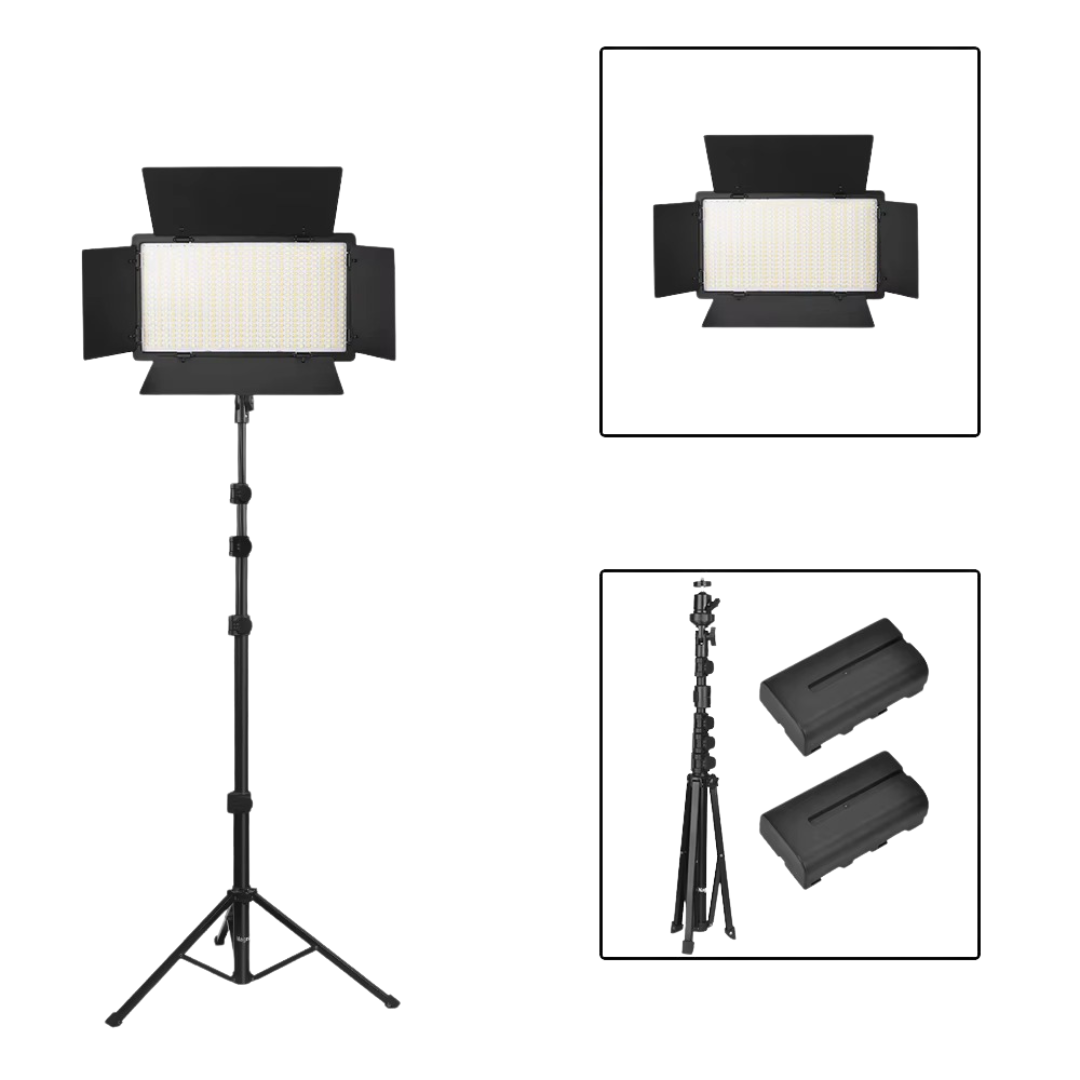 U800 LED-Fotostudiolicht — Dimmbarer Ausgang mit 40 W oder 50 W