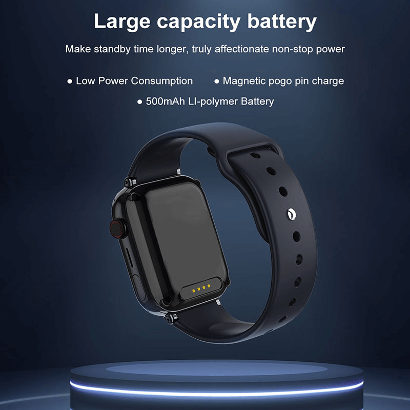 שעון חכם לילדים — שיחות וידאו 4G, מעקב GPS, ורוד, שחור ולבן