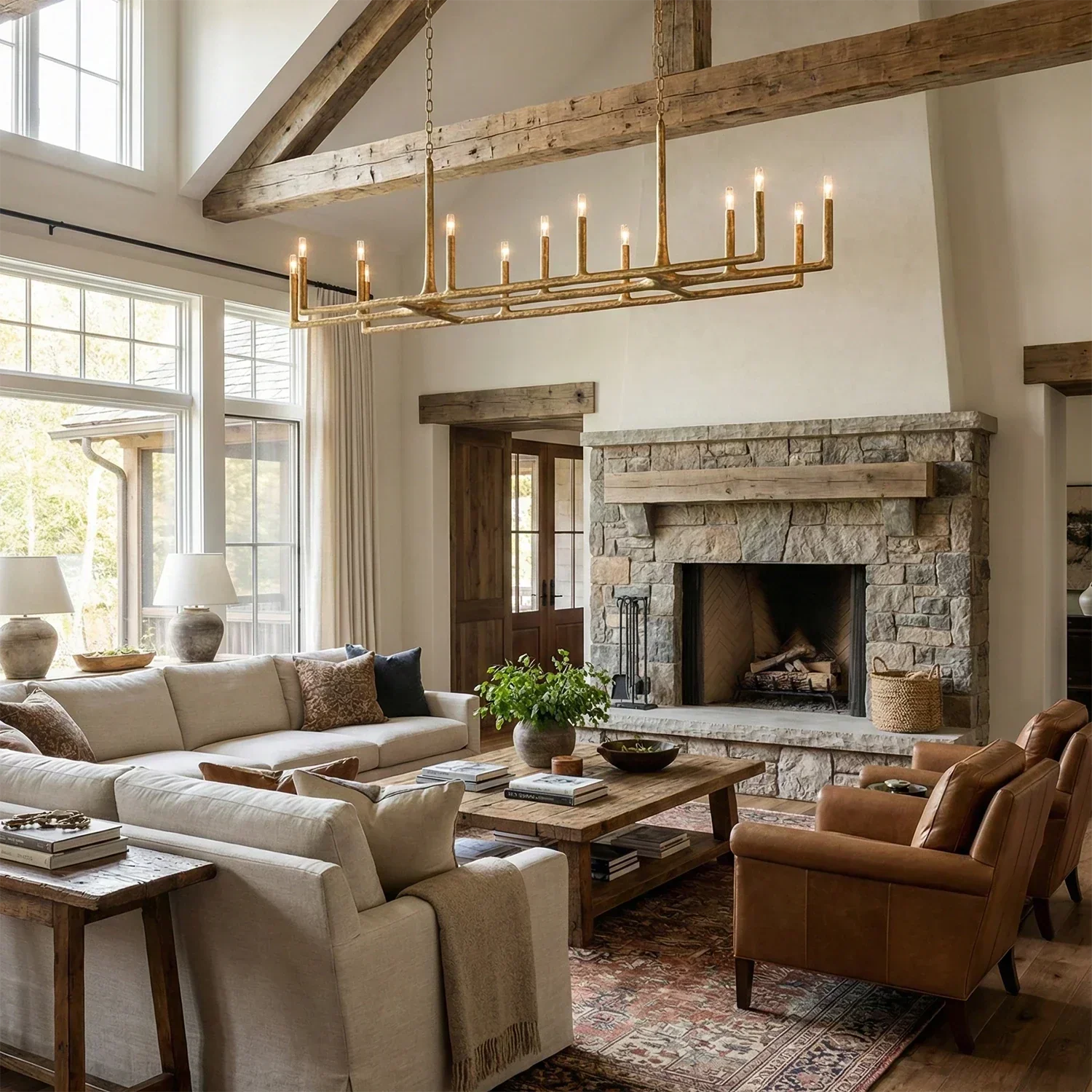 Avarit Forged Round Chandelier | wildoxy