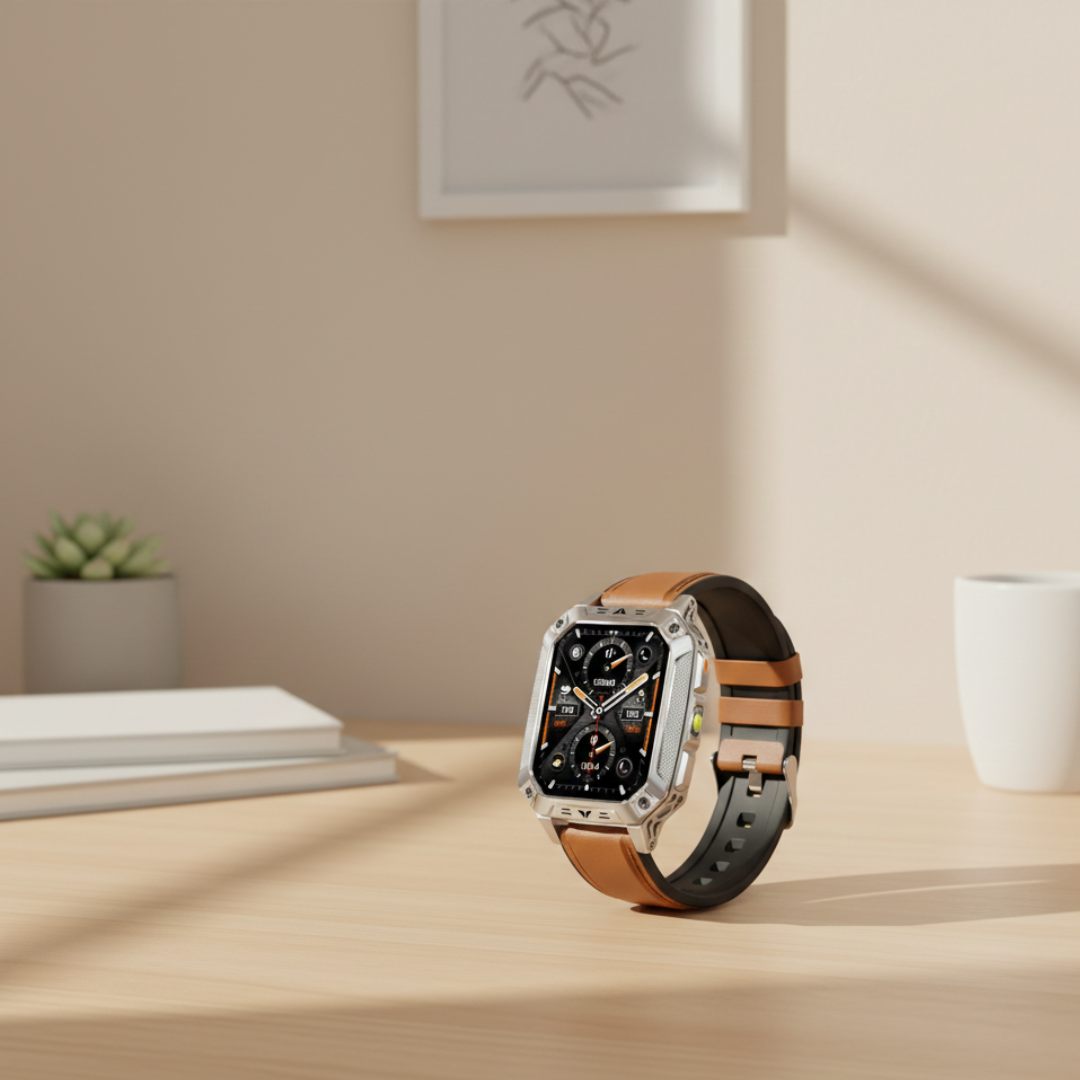 AMOLED kijelzős okosóra és tartós, vízálló fitneszkövető