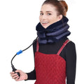 Inflatable Travel Neck Support Pillow — Adjustable Air Support, Compact Fold-Flat Profile