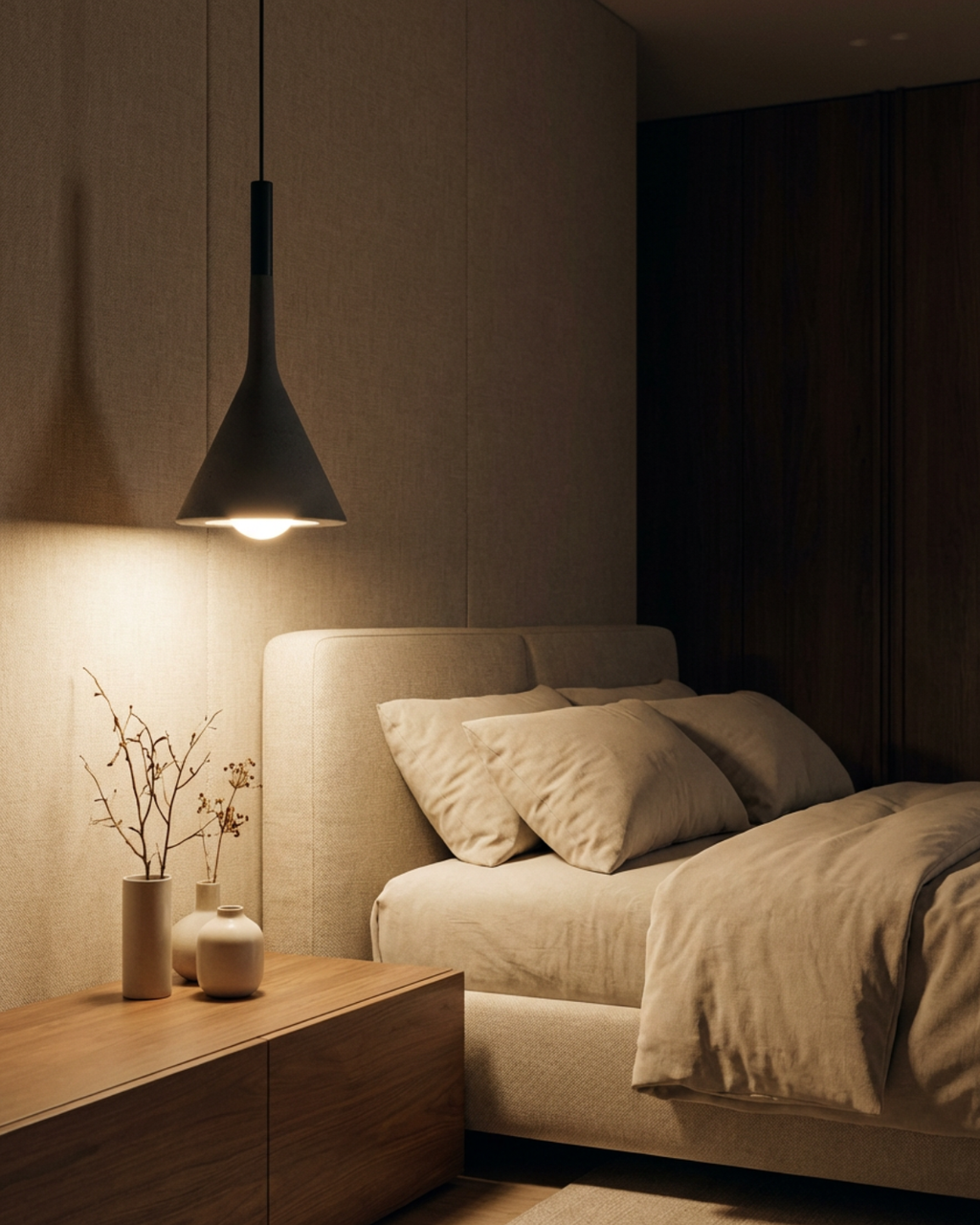 Conische hanglamp — Gerichte verlichting, strak ontwerp