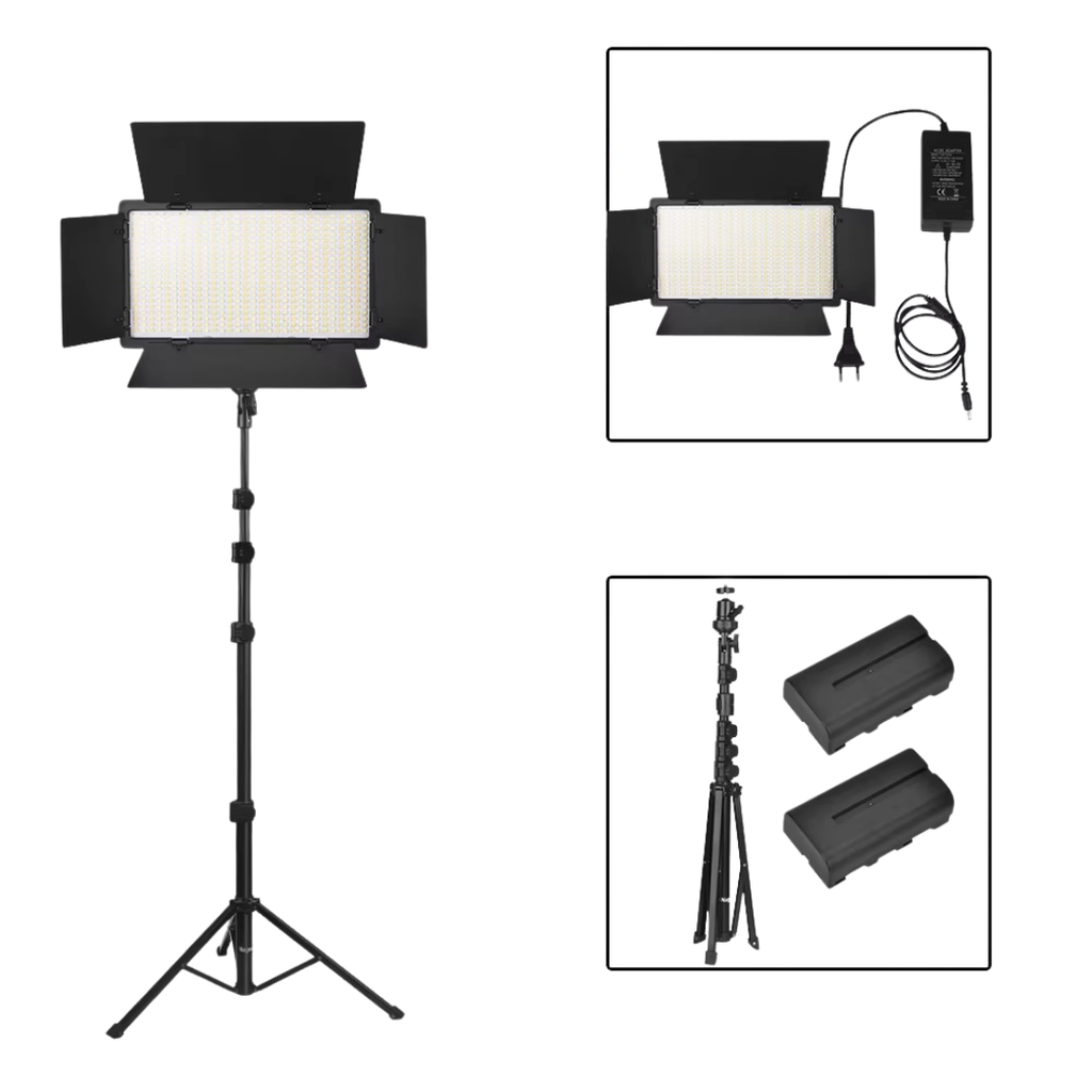 U800 LED-Fotostudiolicht — Dimmbarer Ausgang mit 40 W oder 50 W