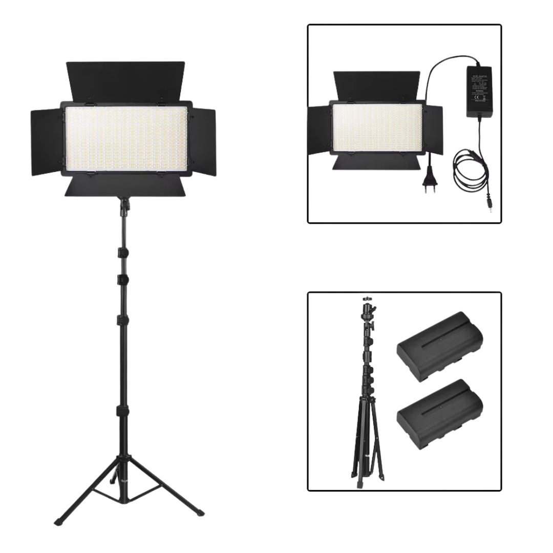 U800 LED-Fotostudiolicht — Dimmbarer Ausgang mit 40 W oder 50 W