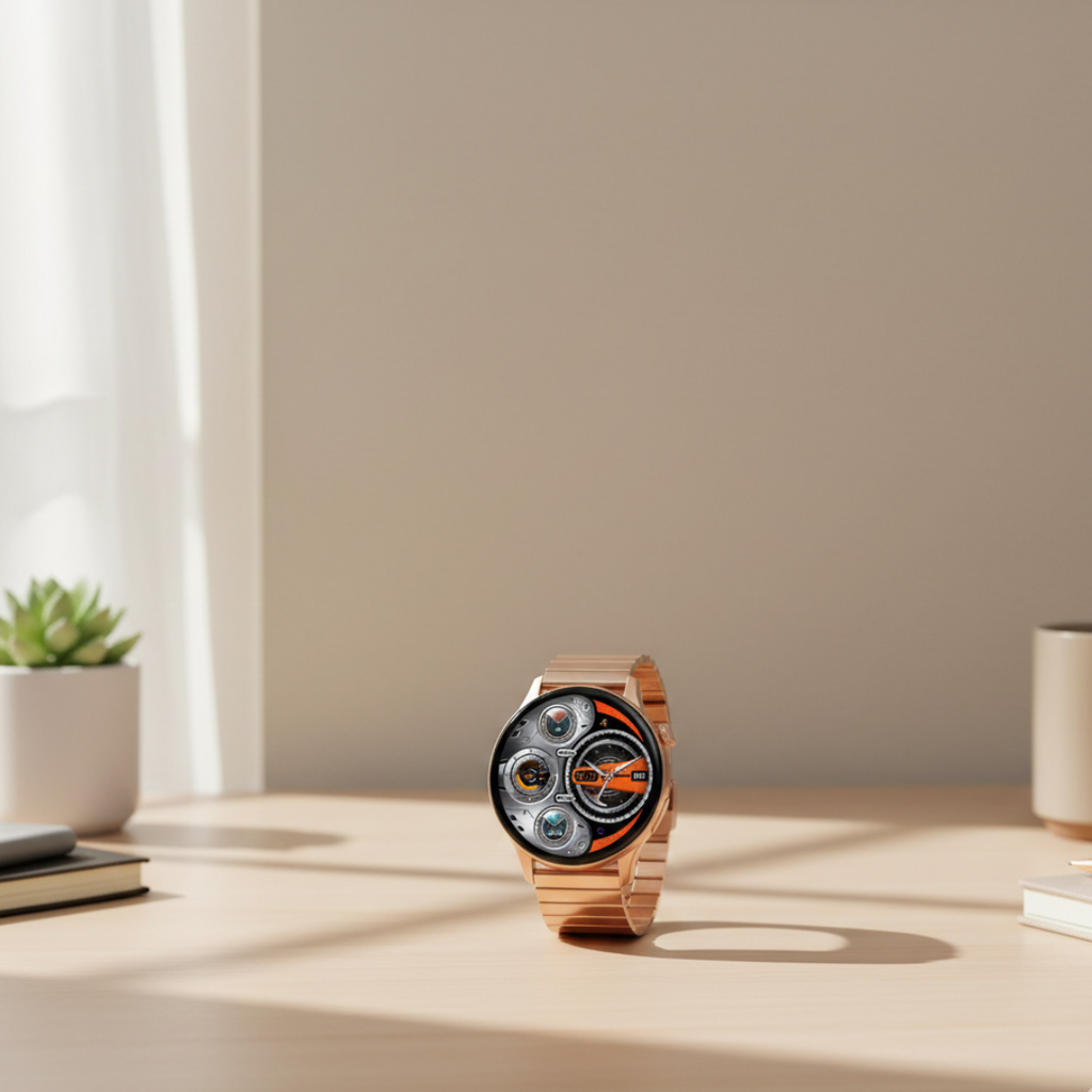 Smartwatch AMOLED impermeable para mujer, con interfaz de llamadas por Bluetooth