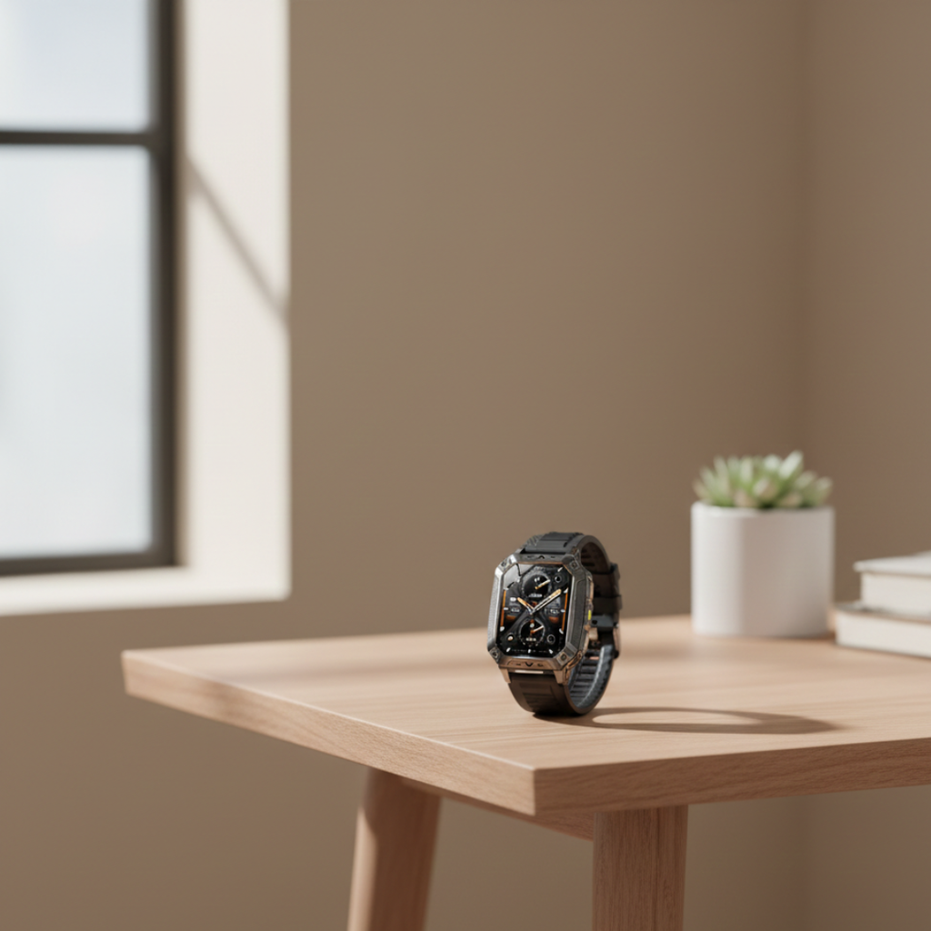 AMOLED kijelzős okosóra és tartós, vízálló fitneszkövető
