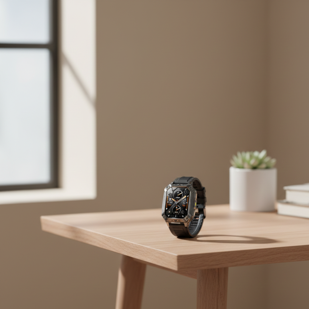 AMOLED kijelzős okosóra és tartós, vízálló fitneszkövető