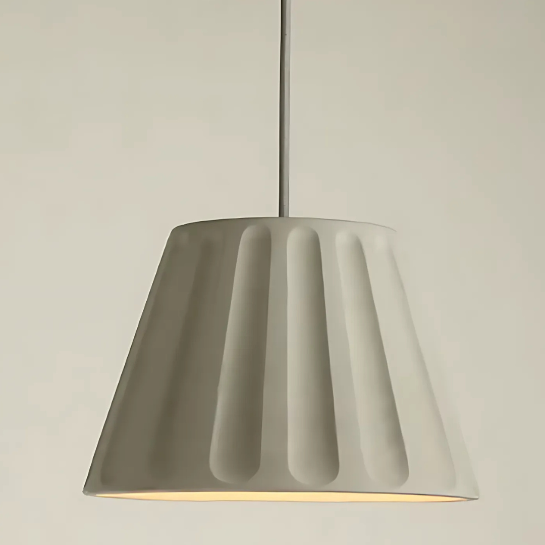 NovaCrest Cement Pendant Light Series — Touch Switch, Integrated Warm White LED