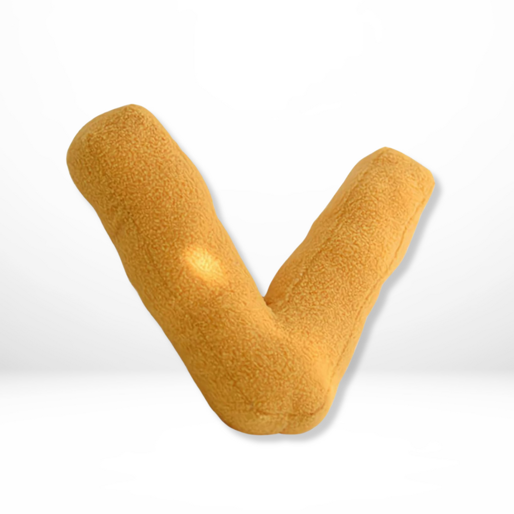 Alphabet Decorative Cushion – Soft Letter-Shaped Accent