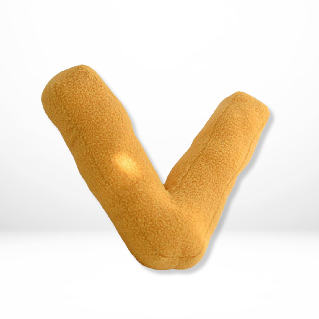 Alphabet Decorative Cushion – Soft Letter-Shaped Accent